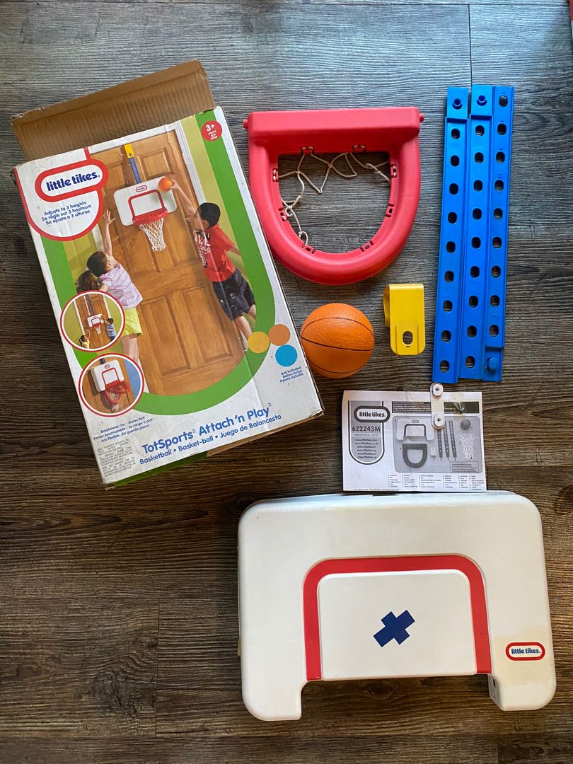 Little Tikes Attach n Play Basketball Set Hobbies Toys Toys