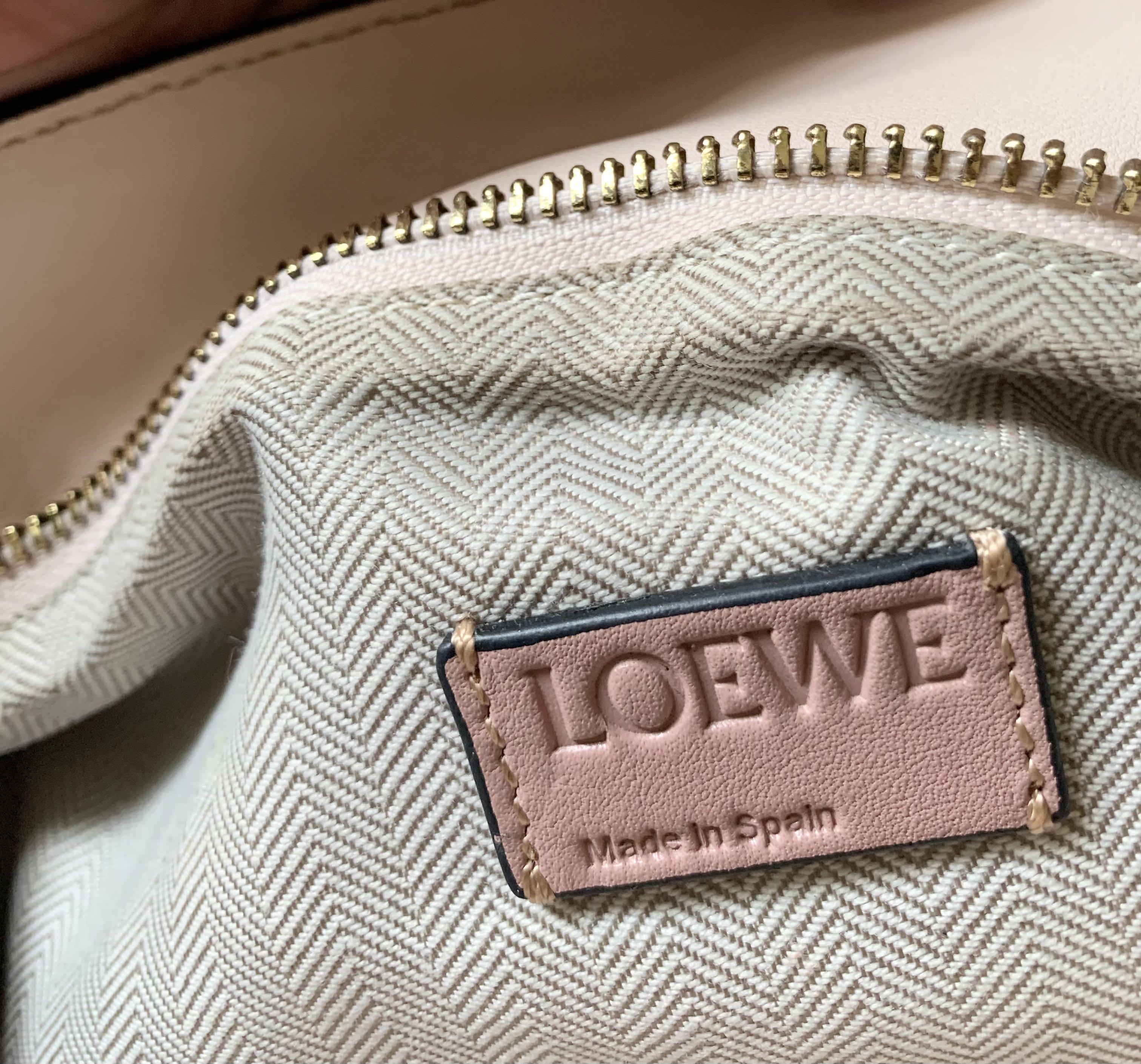 Loewe Puzzle Bag Leather And Suede With Datecode Serial Number