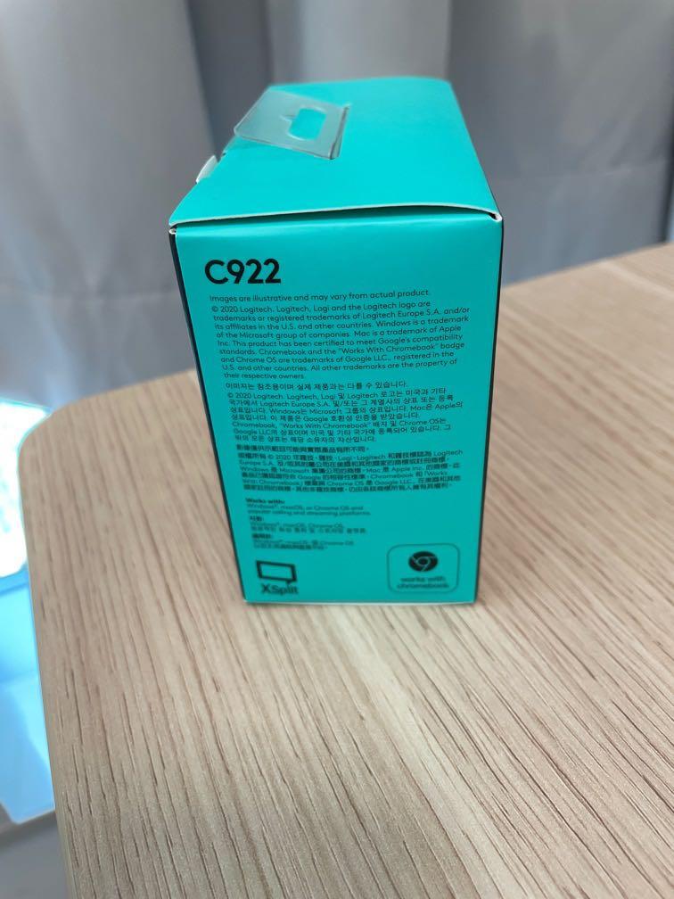 LOGITECH C922 PRO HD STREAM WEBCAM, 電腦＆ 平板電腦, 電腦周邊產品 