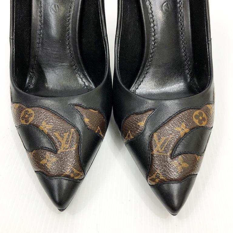 LOUIS VUITTON MONOGRAM FIRST LADY SIZE 34 PUMPS 217019658