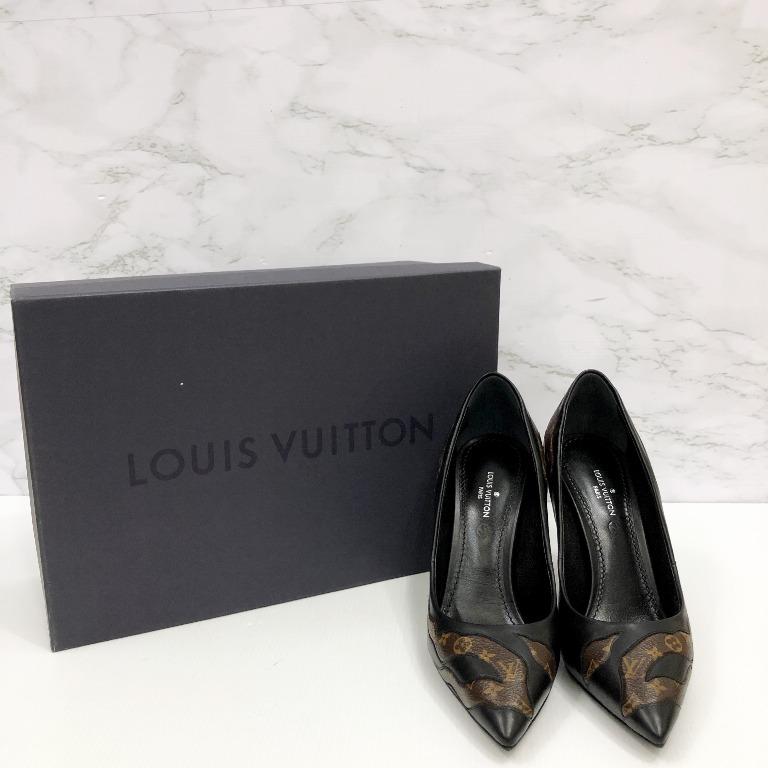 LOUIS VUITTON MONOGRAM FIRST LADY SIZE 34 PUMPS 217019658
