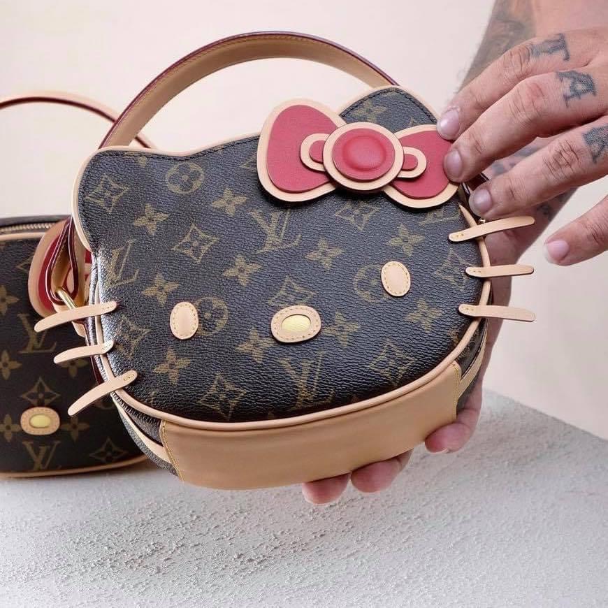 Hello Kitty Louis Vuitton Bags Upcycled By American Designer Sheron Barber
