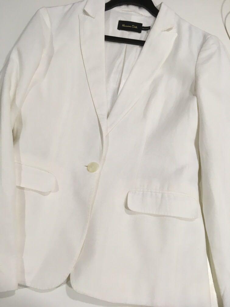 White linen cheap ladies jacket