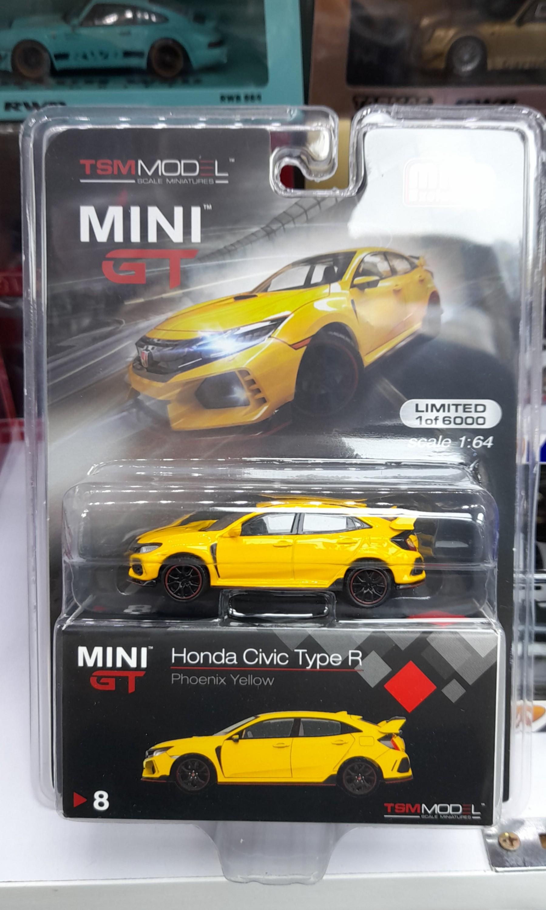 Mini GT 1:64 Honda Civic Type R 2023 Pace Car Red (MGT00686-L) Diecast