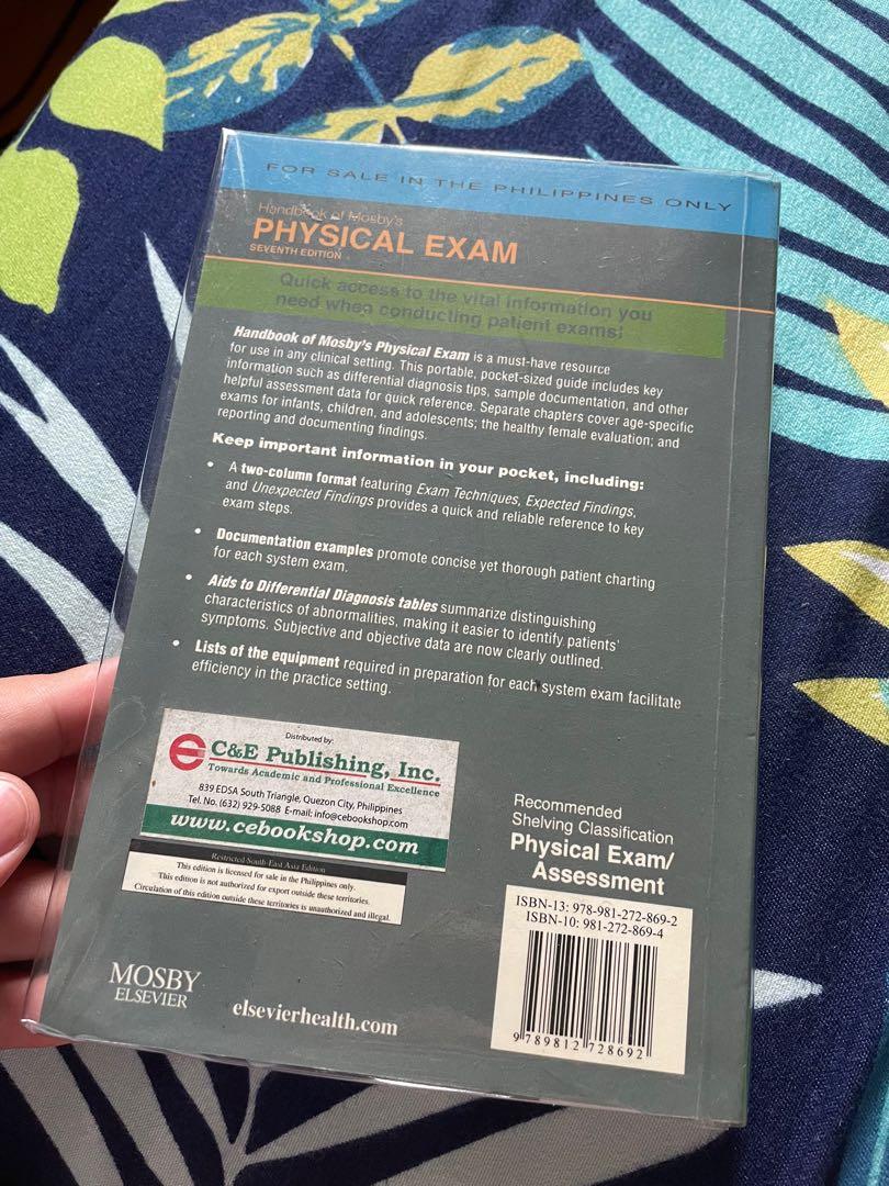 MOSBY S PHYSICAL EXAMINATION HANDBOOK visual data 8