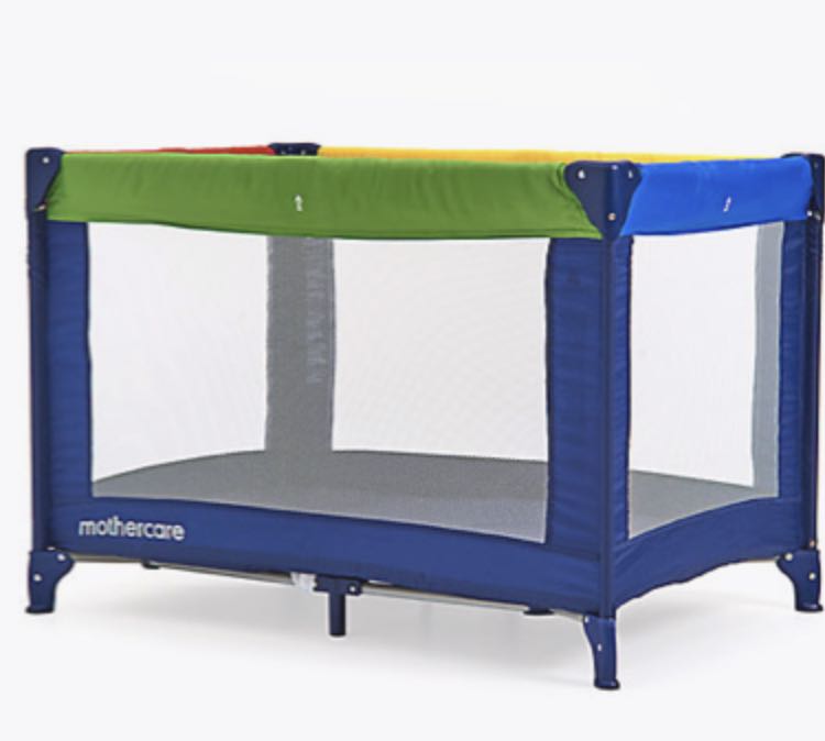 Mothercare Colourblock Travel Baby Cot, Babies & Kids, Baby Nursery