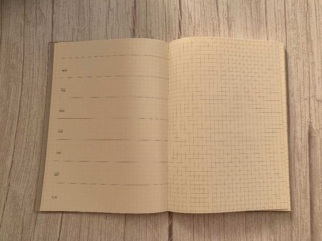 Muji Undated Planner, Hobbies & Toys, Stationary & Craft, Stationery