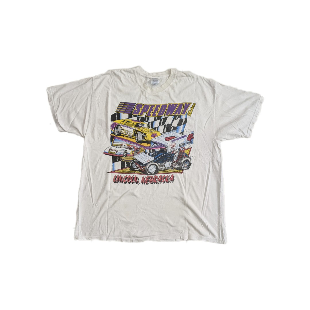 Nascar Speedway Vintage, Men's Fashion, Clothes, Tops on Carousell