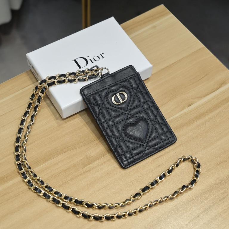 New Christian Dior Limited Edition Collection Classic Black ID Work Card  Lanyard For Women Complete Set Suitable For Gift, Women's Fashion, Bags &  Wallets, Purses & Pouches on Carousell