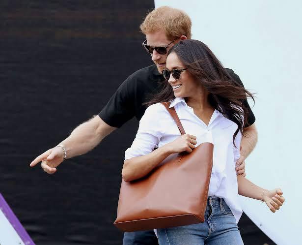 New Everlane Leather shopper tote Tan as seen on Meghan Markle