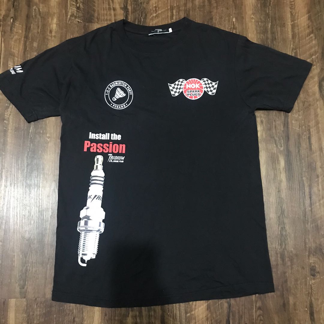 NGK Spark Plug Permotoran T Shirt, Men's Fashion, Tops & Sets, Tshirts