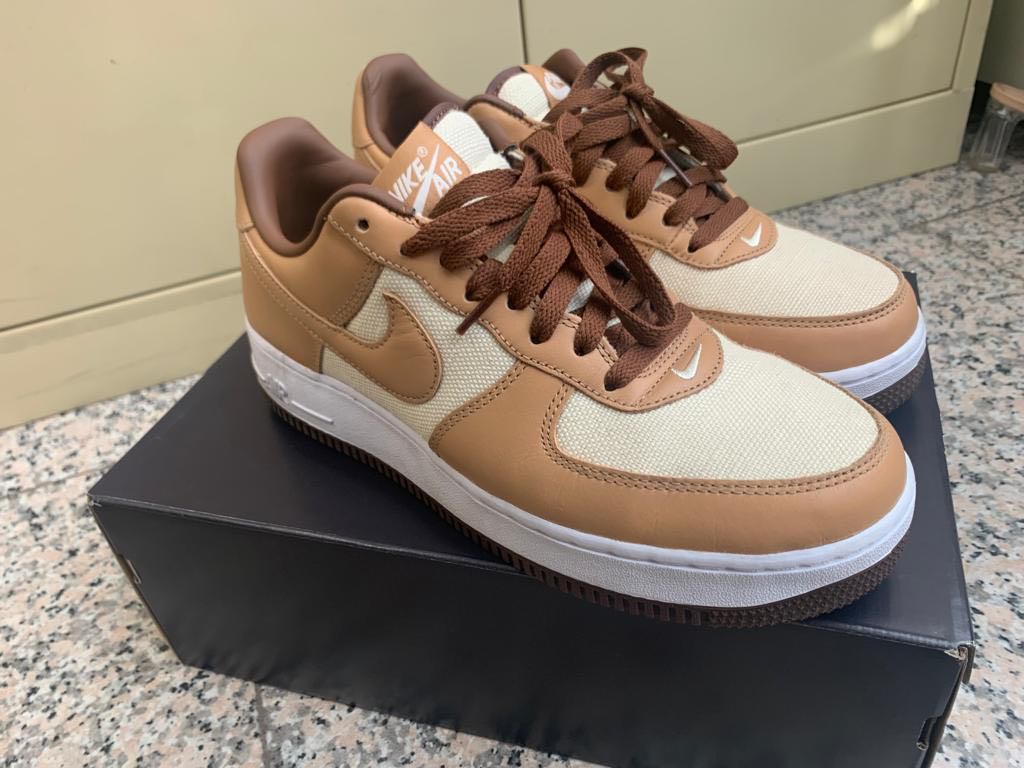 nike air force 1 beige tan earth neutral colors