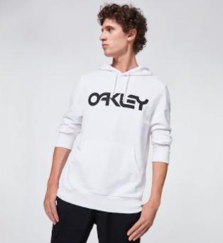 OAKLEY white hoodie size M, Men's Fashion, Tops & Sets, Hoodies on Carousell