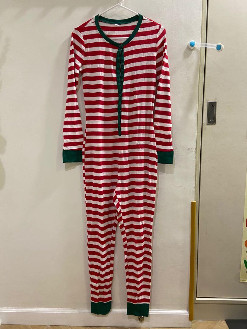 Old Navy Waffle Knit One Piece Christmas Pajamas Women s Fashion