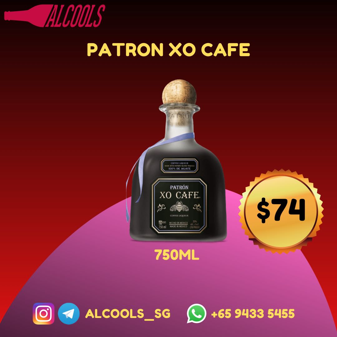 Patron XO Cafe / 750ml / Same Day Alcohol Delivery / Wholesale, Food
