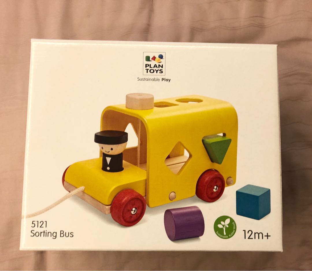 Plan toys sorting bus, Babies & Kids, Infant Playtime on Carousell