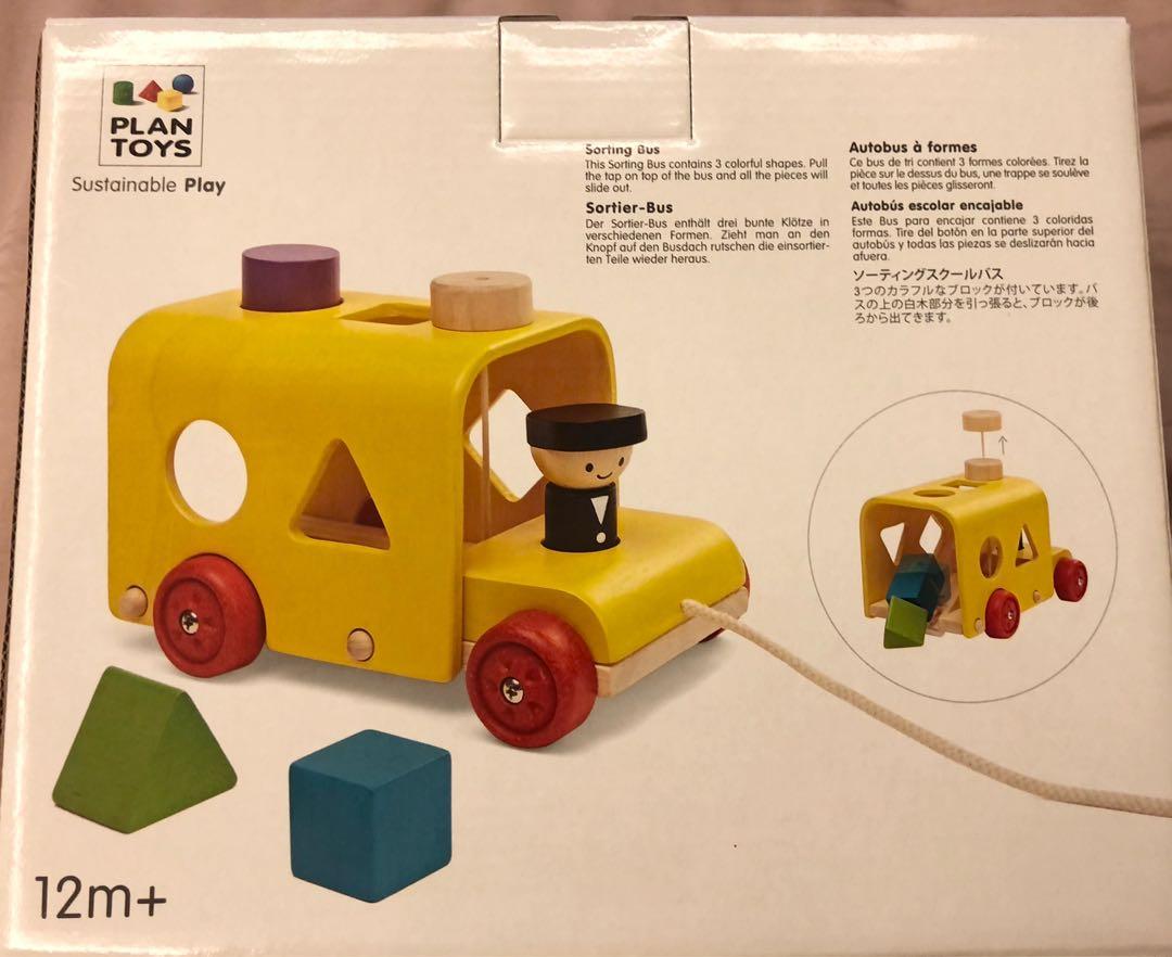 Plan toys sorting bus, Babies & Kids, Infant Playtime on Carousell