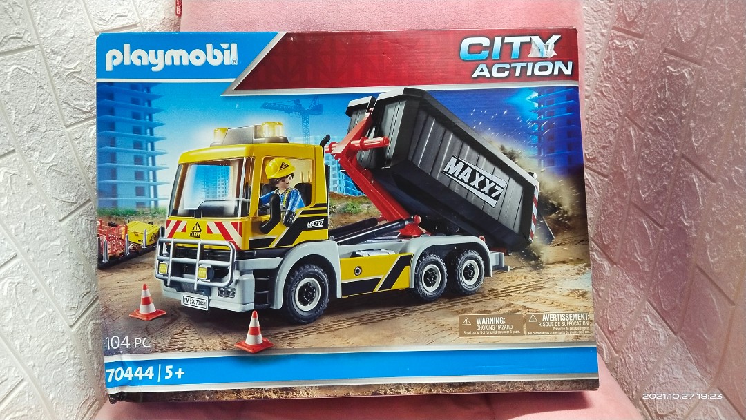 Playmobil Interchangeable Truck – Building And Construction Toy Truck For Kids, Fun Play Vehicle Set