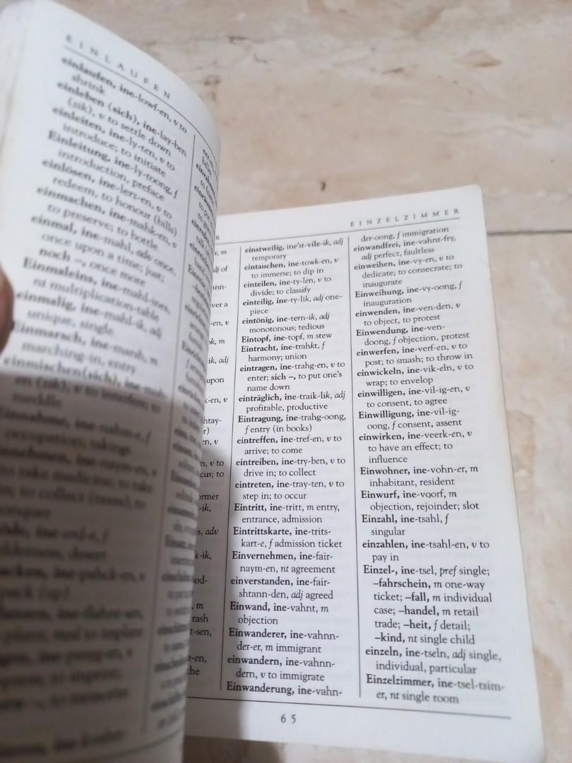 Pocket German Dictionary (Category: Textbooks) located in Las Pinas. Submitted by albert_lp (Listing ID 1122939976, Image 2). Description: pocket german dictionary.
