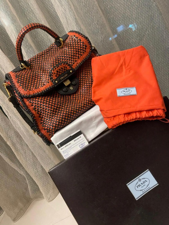 Prada madras bag 2025