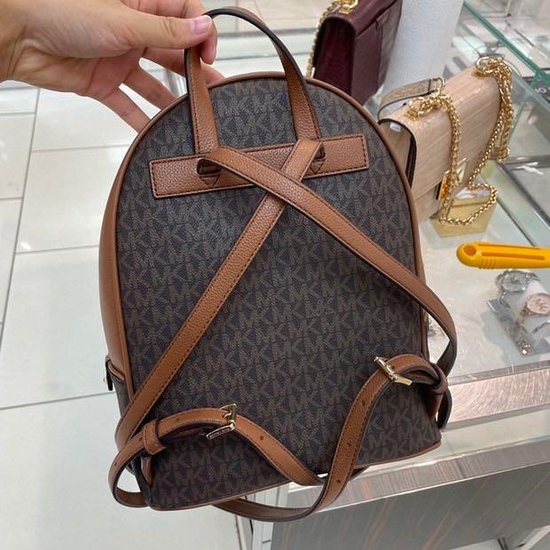 PREORDER) MICHAEL KORS - Adina Medium Backpack Mk Signature 35T1S4AB6B,  Luxury, Bags & Wallets on Carousell