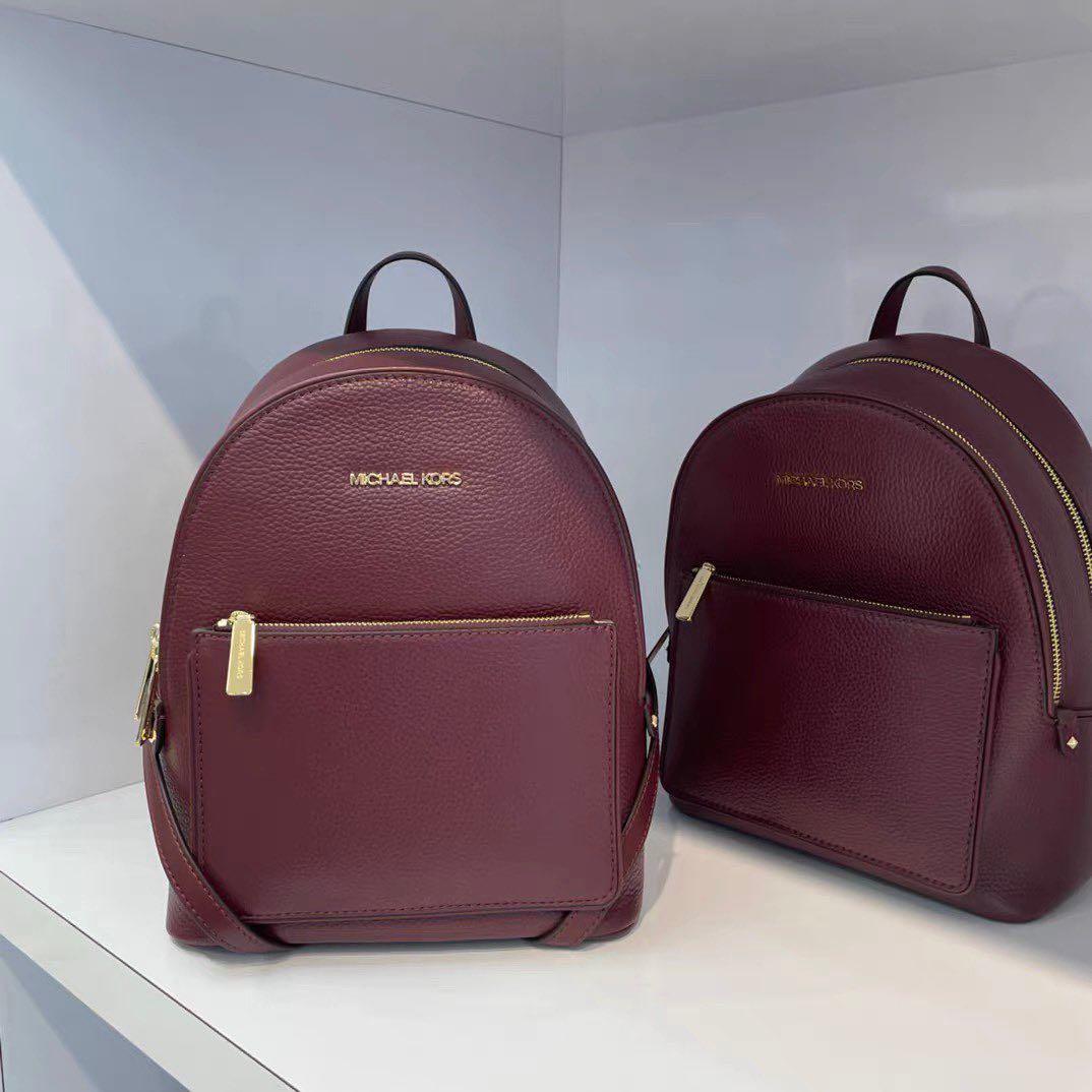 (PREORDER) MICHAEL KORS Adina Medium Pebbled Leather Backpack