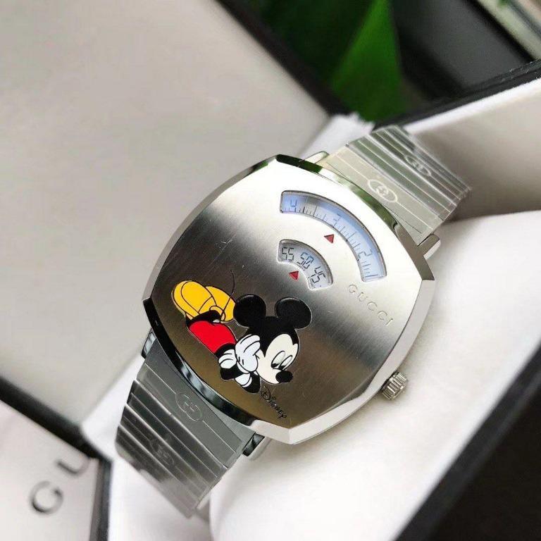 PREORDER) ORIGINAL GUCCI Disney x Gucci Silver Grip Watch, 35mm HOT Women's  Watch, Women's Fashion, Watches & Accessories, Watches on Carousell