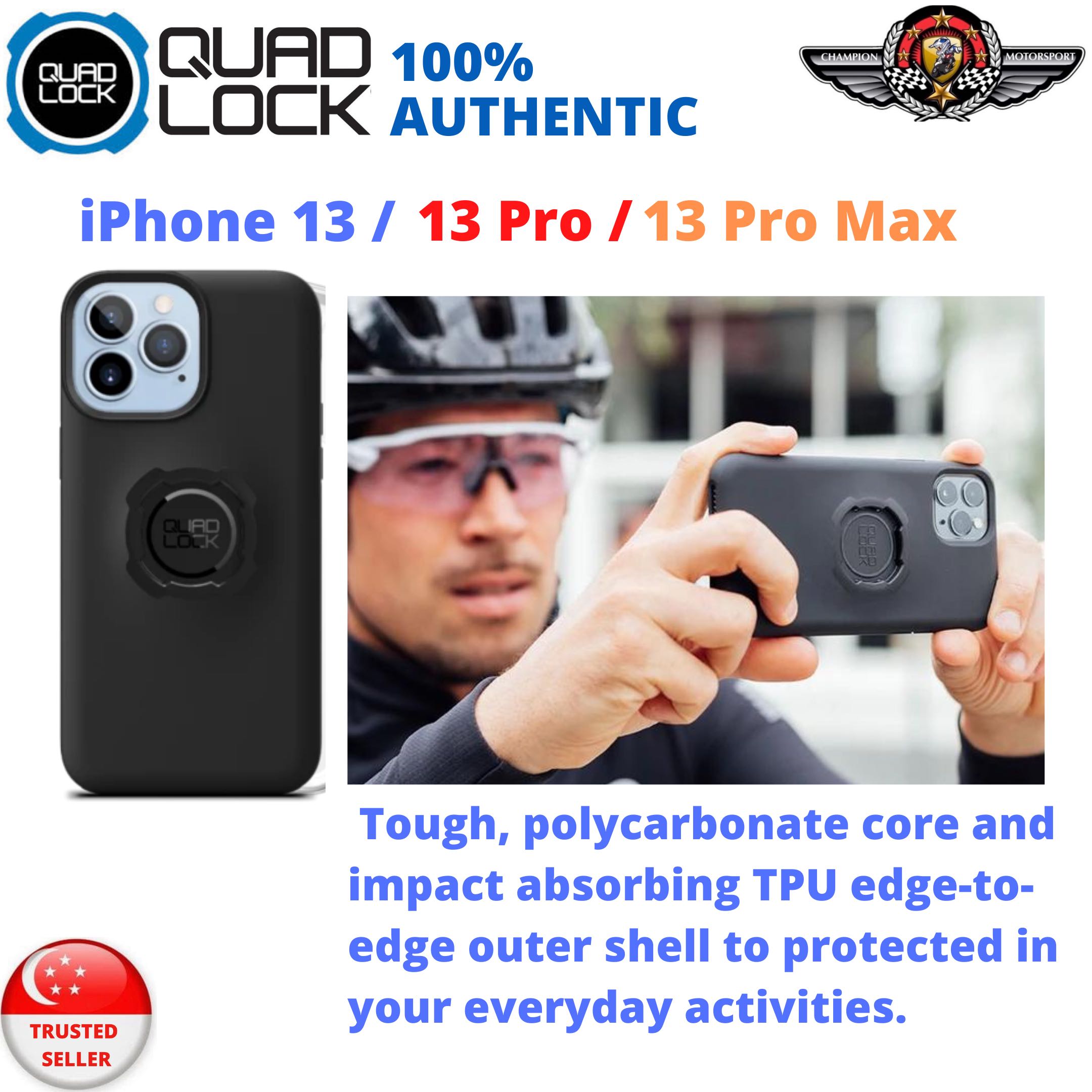 Quad Lock IPhone 13 / IPhone 13 Pro and IPhone 13 Pro Max Case, Mobile