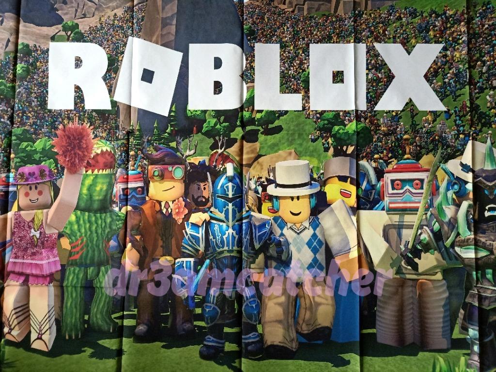 Roblox Sublimated fabric covers for party backdrop cylinders - Decorfanti