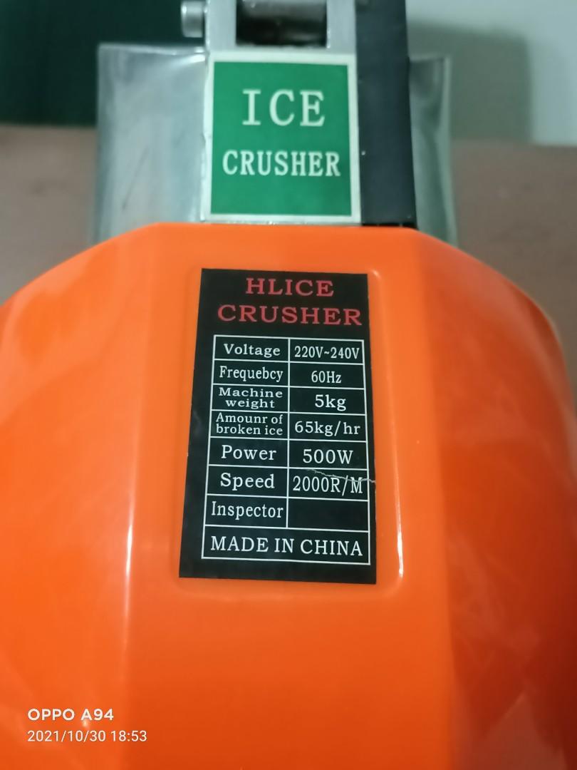 RUSH! Heavy duty Ice Crusher. Good condition., Furniture & Home Living