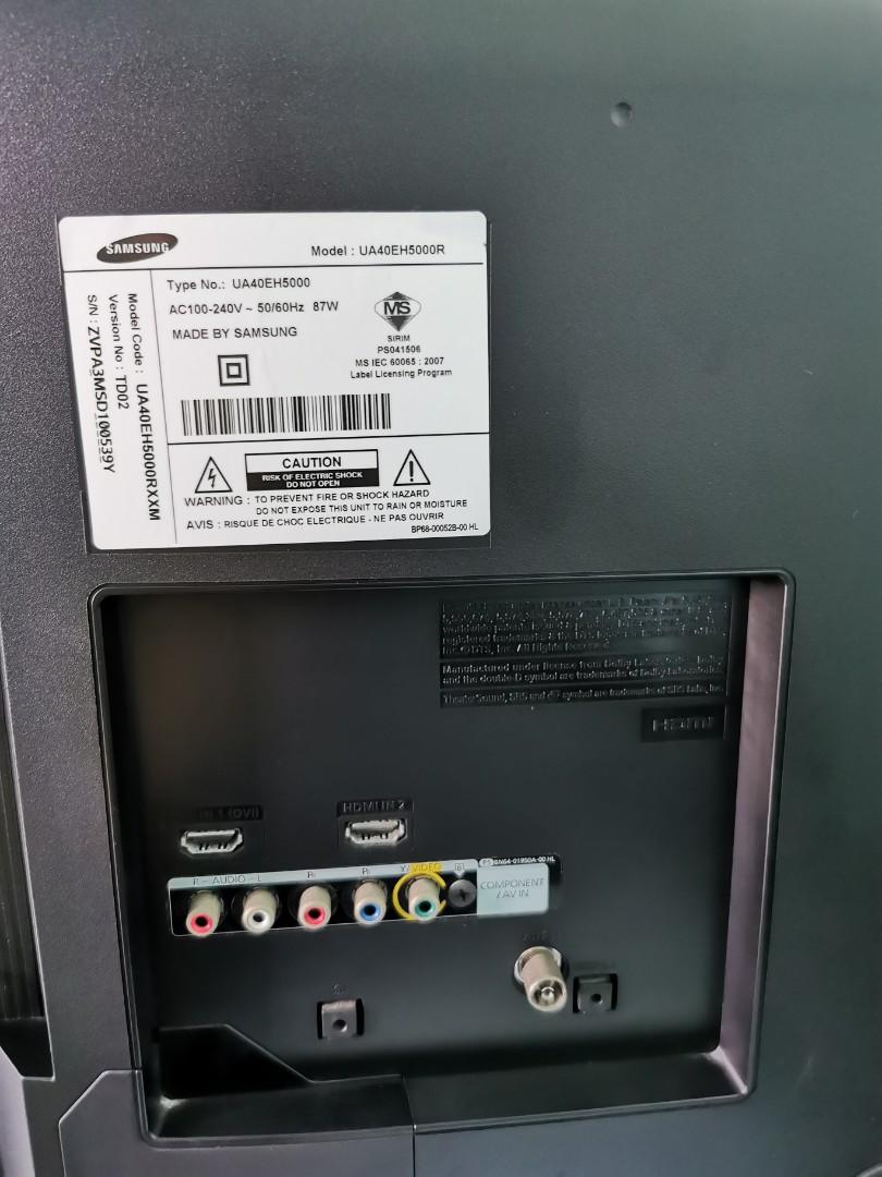 Samsung ua40e clearance