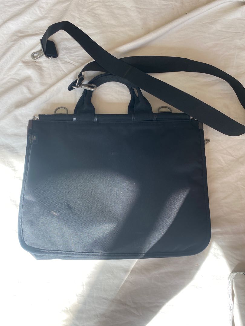 SAZABY of Japan Laptop Bag Black Nylon, with shoulder straps, Women's