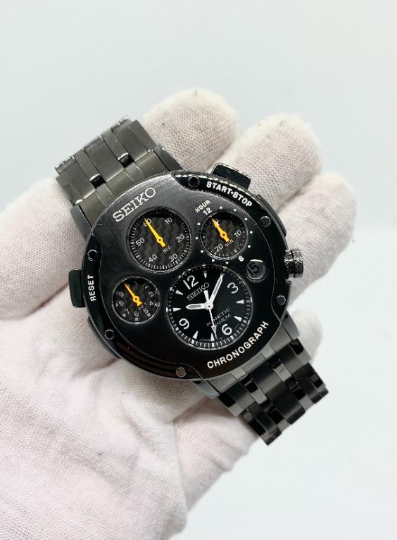 SEIKO 9T82 0A40 KENETIC TITANIUM 43MM MEN S WATCH