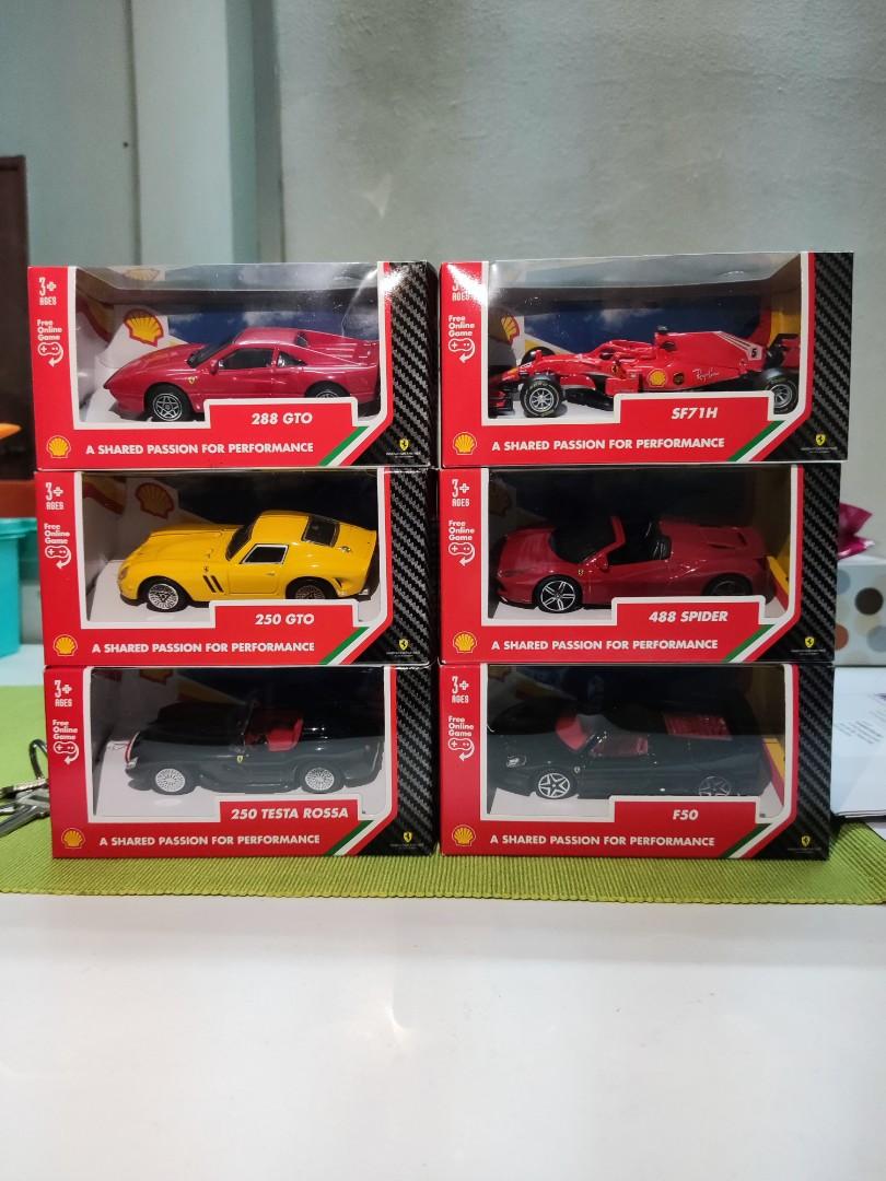 SHELL V POWER FERRARI SERIES BY BBURAGO 2019 DIECAST 1 43 Hobbies
