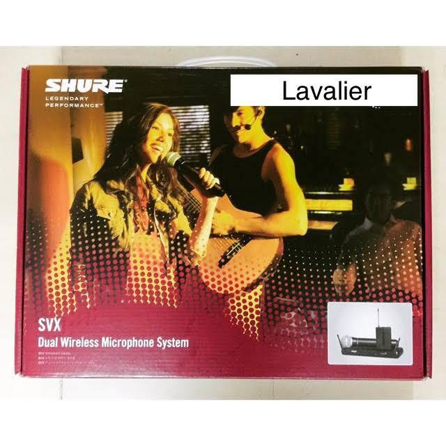 Shure wireless lavalier mic (Category: Microphones) located in Makati City. Submitted by sounddimension.475 (Listing ID 1122985978, Image 2). Description: Brand: SHURE Model: SVX SERIES Type : Lavalier Cordless Brand New ORIGINAL SHURE ITEM.