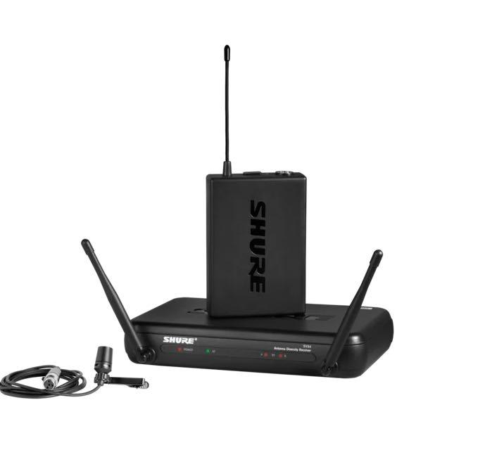 Shure wireless lavalier mic (Category: Microphones) located in Makati City. Submitted by sounddimension.475 (Listing ID 1122985978, Image 1). Description: Brand: SHURE Model: SVX SERIES Type : Lavalier Cordless Brand New ORIGINAL SHURE ITEM.