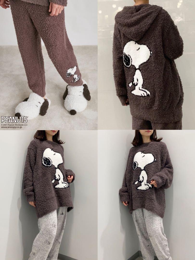 Snoopy x gelato pique 2021冬天系列睡衣, 預購- Carousell