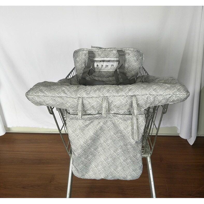 Soft Foldable Baby Shopping Trolley / Baby Seat Hygiene Protection