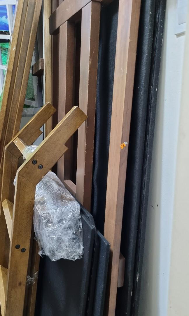 Solid Wood Queen Bed frame from pickering and rail, Furniture & Home