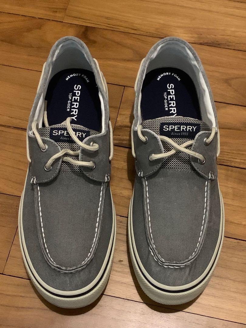 Gray sperry boat shoes deals