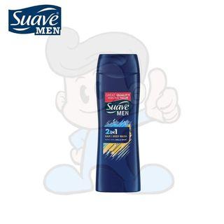 Suave Men Hair and Body Wash 2 in 1, 18 fl. oz.