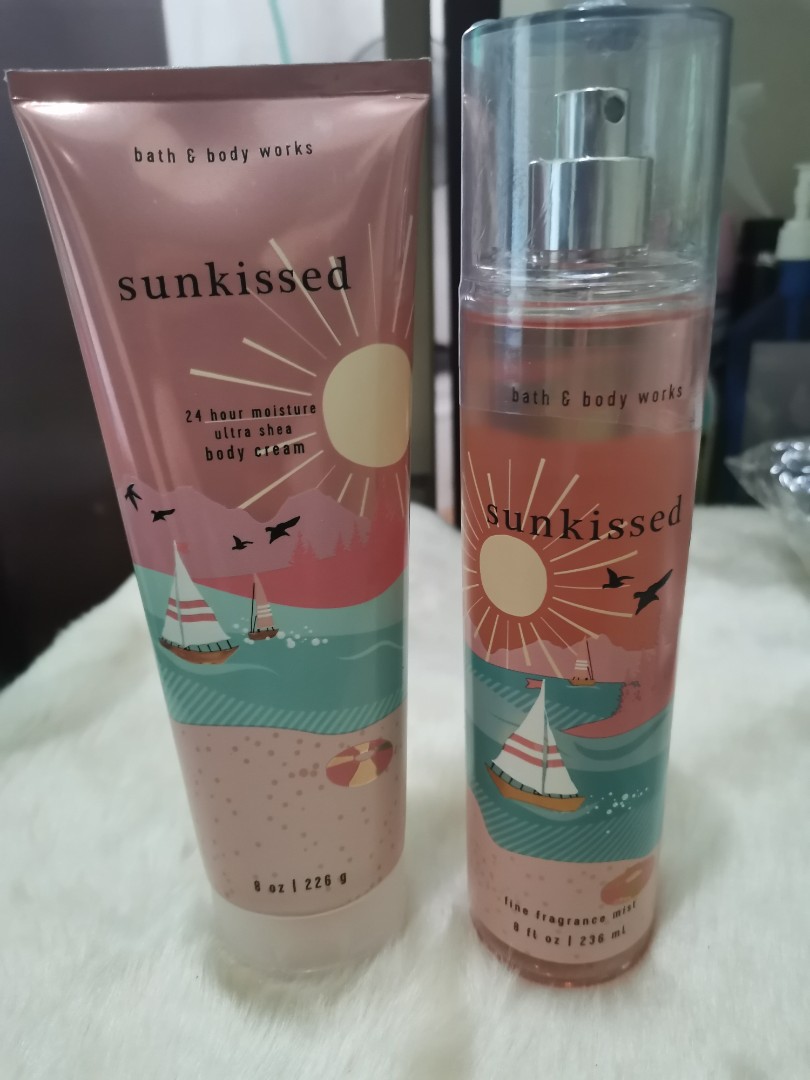 Sunkissed Bath and Body Works Bundle, Beauty & Personal Care, Bath