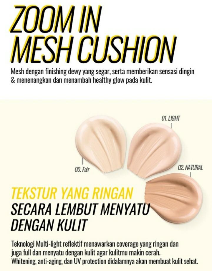 Superface Lights camera action zoom in mesh cushion BRAND NEW 100