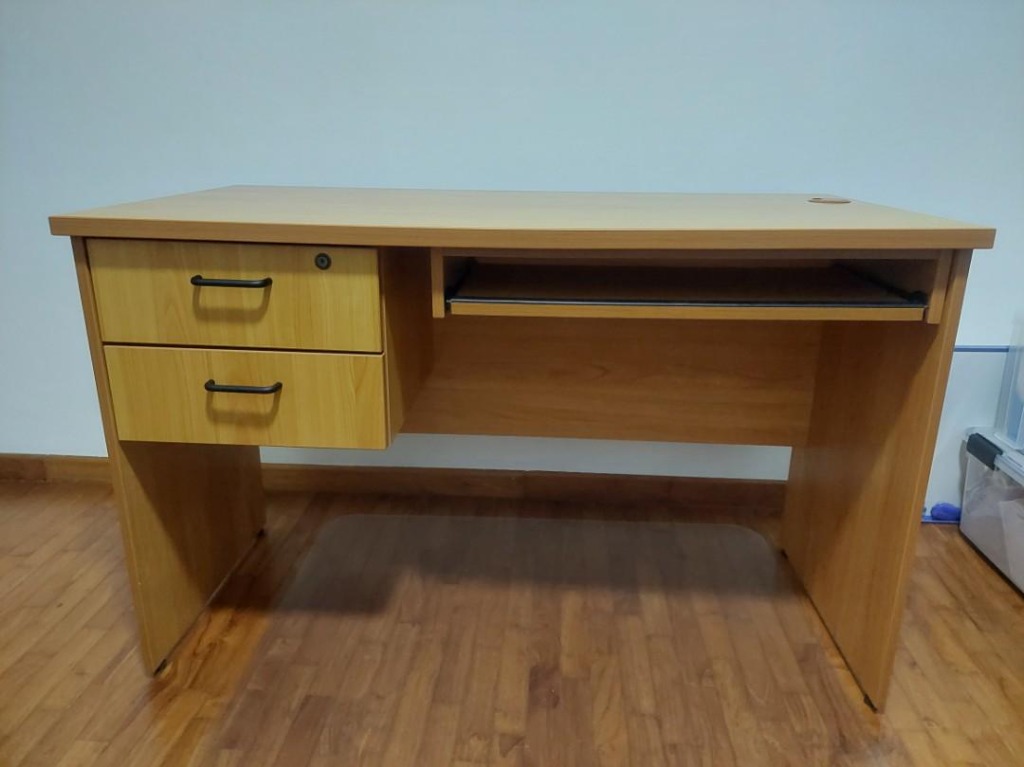 Table with keyboard tray, Furniture & Home Living, Furniture, Tables ...