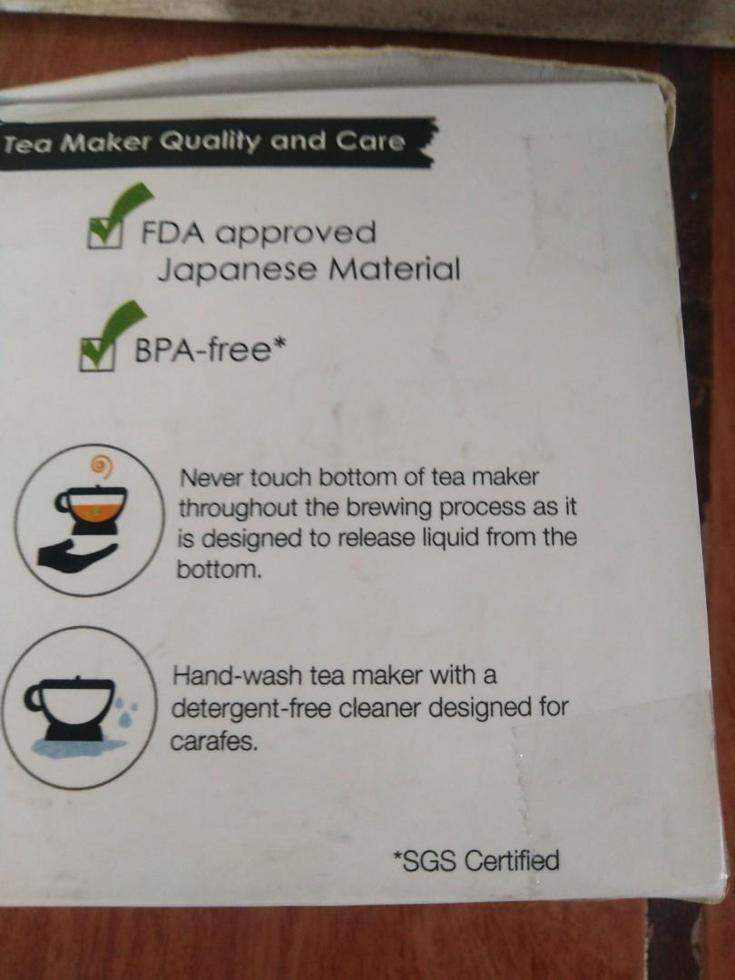 Taiwan best Tea brewer (Category: Coffee Machines & Makers) located in Manila. Submitted by thet77 (Listing ID 1122937349, Image 3). Description: da.u.de brand from Taiwan. Tea brewer, maker. BPA free Made hard plastic. FDA approved Japanese material. 700 fixed. PS. Compared price with other brand. Meet up Sampaloc manila.