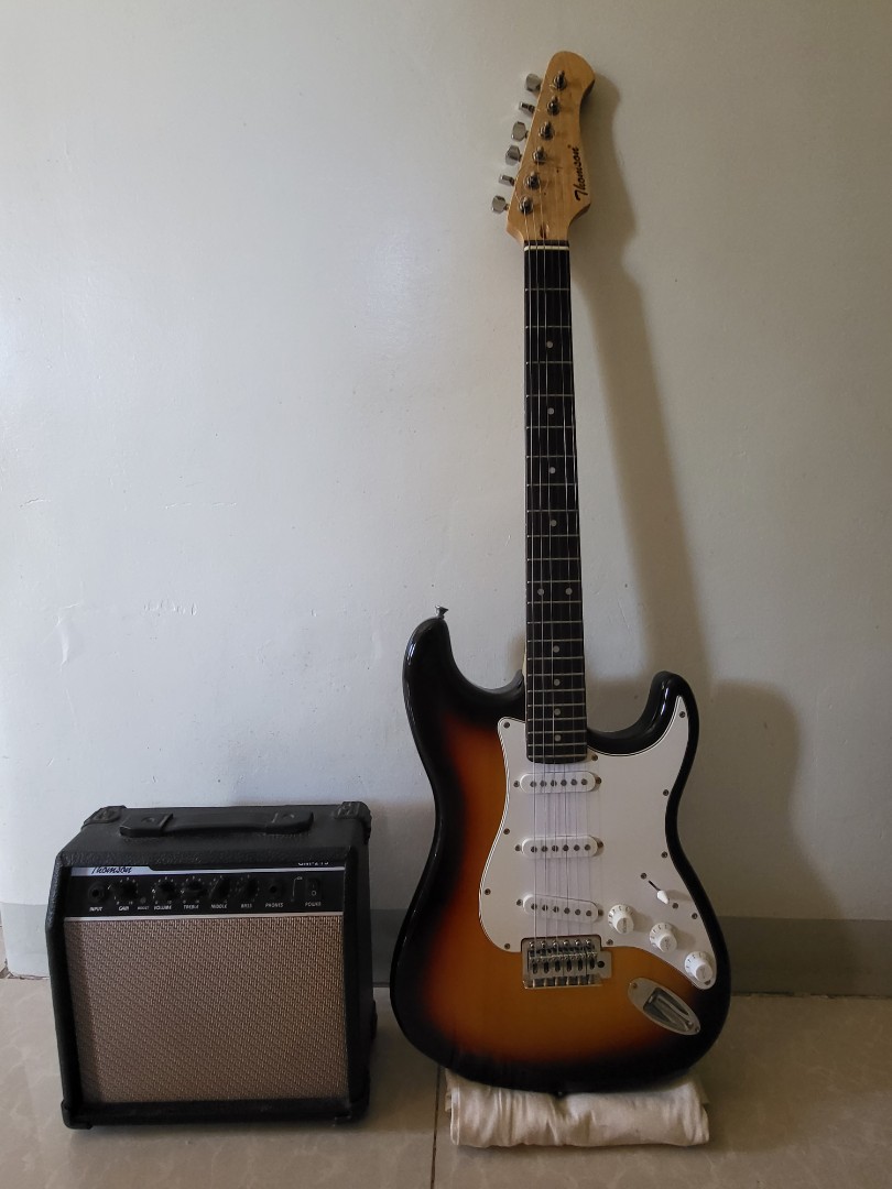 Thomson electric guitar with amp Hobbies Toys Music Media
