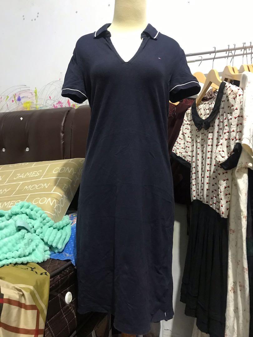 TOMMY HILFIGER MADE IN VIETNAM DRESS, Fesyen Wanita, Pakaian Wanita