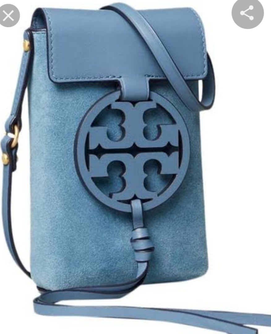 Tory Burch Miller Suede Phone Crossbody, Women's Fashion, Bags & Wallets, Cross-body  Bags on Carousell
