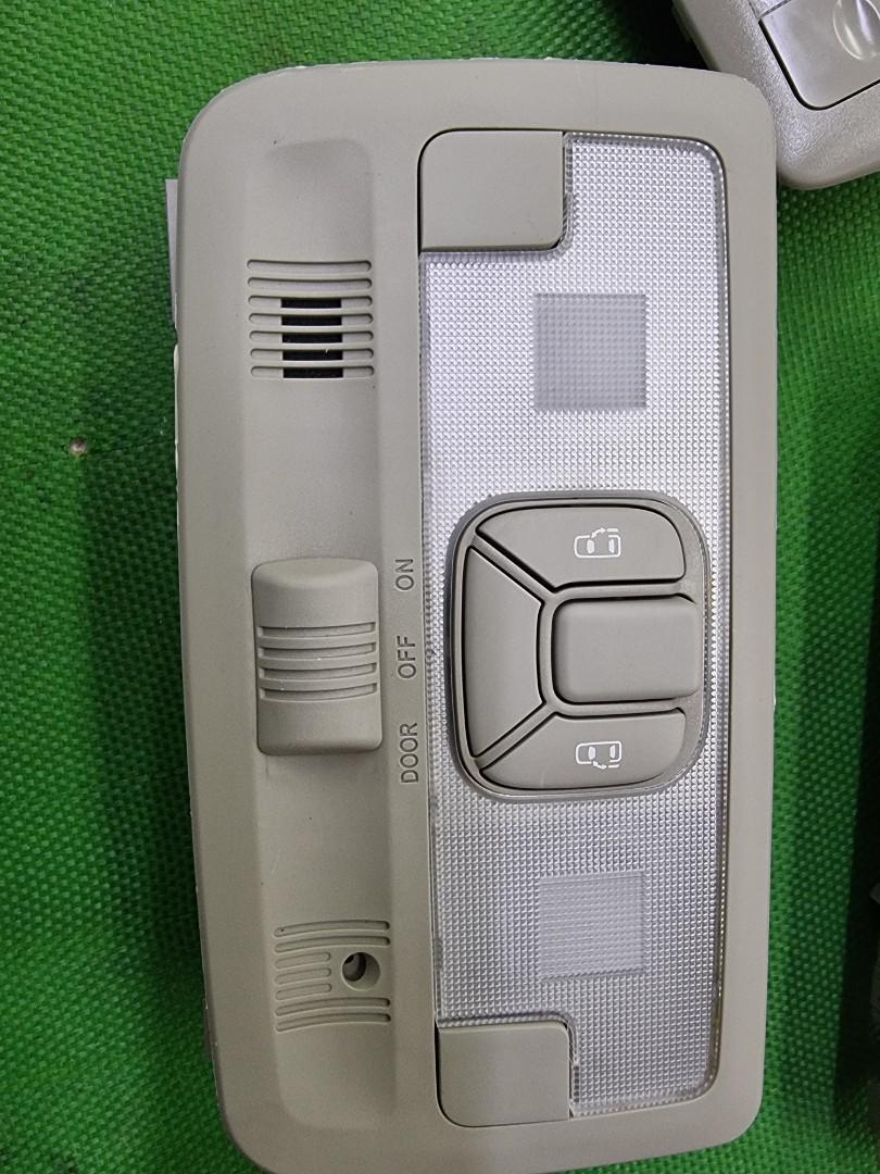 Toyota Estima ACR50W Sliding Door Control Panel, Roof Light & Rear