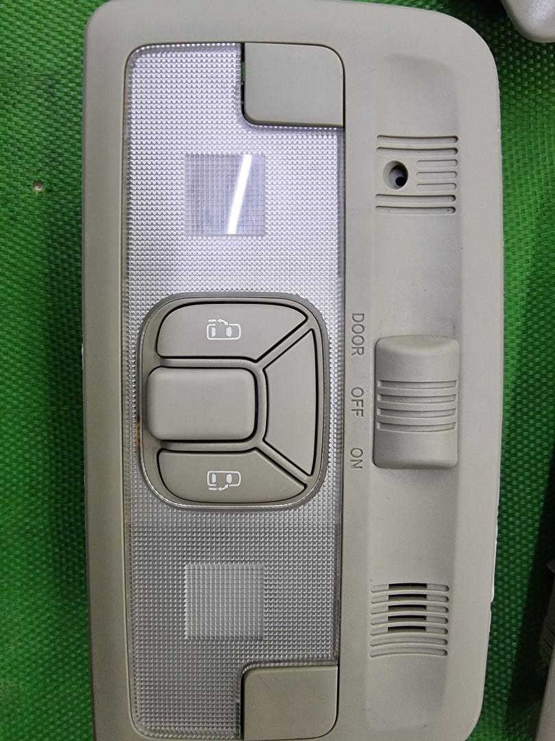 Toyota Estima ACR50W Sliding Door Control Panel, Roof Light & Rear